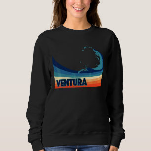 Ventura Kalifornien Kalifornien Retro Surfen Sege Sweatshirt