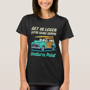 Ventura Point Surf California Girl Frauen Männer V T-Shirt