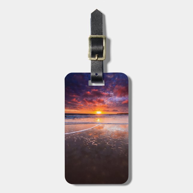 Ventura Staat Beach Gepäckanhänger (Vorderseite vertikal)