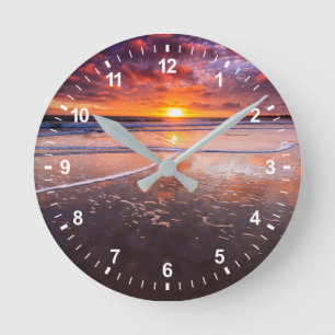 Ventura Staat Beach Runde Wanduhr