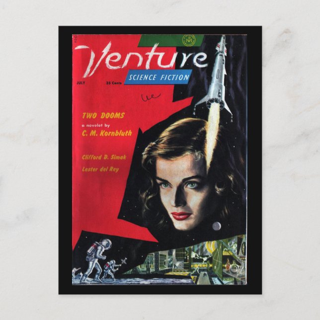 Venture - 1958,7_Pulp Art Postkarte (Vorderseite)