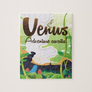 Venus Adventure wartet auf ein Reiseplakat