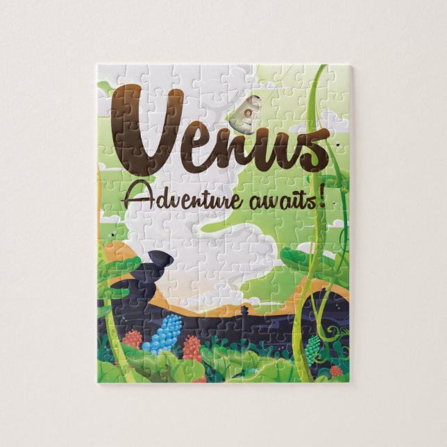 Venus Adventure wartet auf ein Reiseplakat (Vertikal)