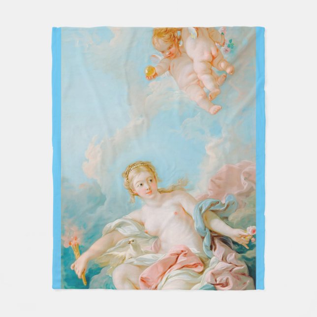 Venus auf den Waves von François Boucher Fleecedecke (Vorderseite)