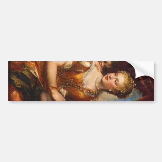 Venus Blindfold Cupid Autoaufkleber (Vorne)
