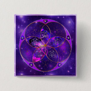 Venus Blume der Liebe fineART Universum Button