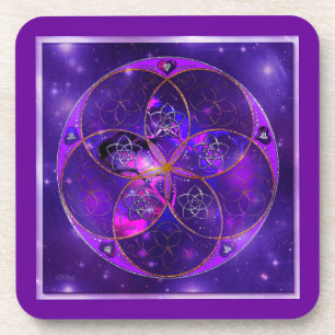 Venus Blume der Liebe fineART Universum Untersetzer