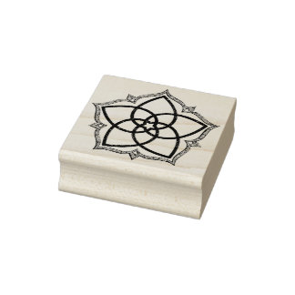 Venus-Blume der Liebe - Lotus 1 Gummistempel