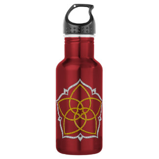 VENUS BLUME / Venusblume Lotus GOLD SILVER Edelstahlflasche