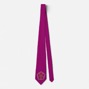 VENUS BLUME / Venusblume Lotus GOLD SILVER Krawatte