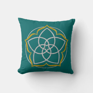 VENUS BLUME / Venusblume Lotus SILVER GOLD Kissen