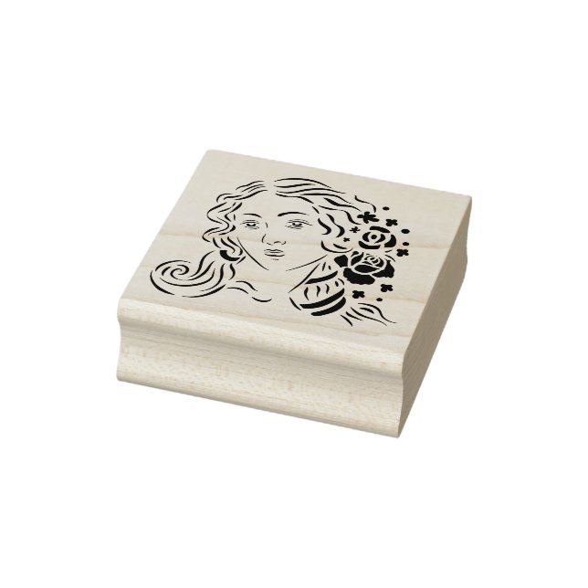 Venus - Briefmarke der Holzkunst Gummistempel (Stempel)