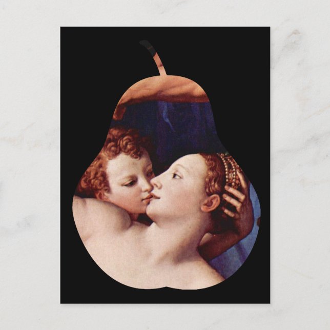Venus Cupid Follikel und Zeit von Bronzino Postkarte (Vorderseite)