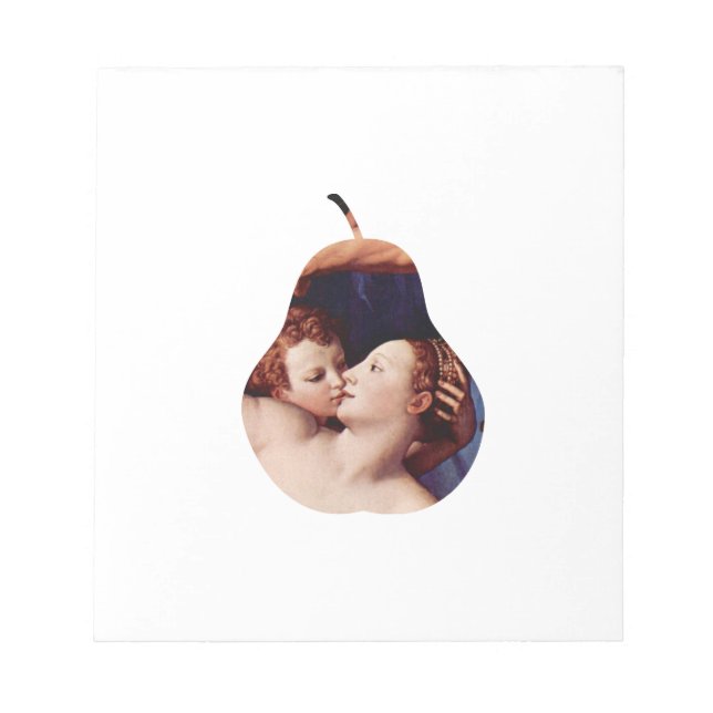 Venus Cupid Folly and Time von Bronzino Notepad Notizblock (Vorderseite)