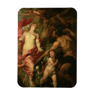 Venus, das Vulcan für die Rüstung von Aeneas fra Magnet