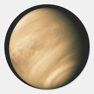 VENUS durch Seemann 10 die NASAflyby-Foto Runder Aufkleber