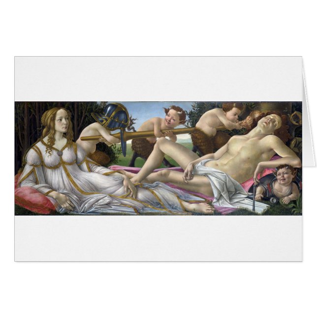 Vénus et Mars par Sandro Botticelli (Devant horizontal)