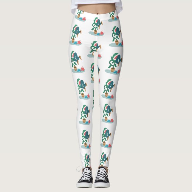 Venus-Fliegenfallen-Leggings gefüttert Leggings (Vorderseite)