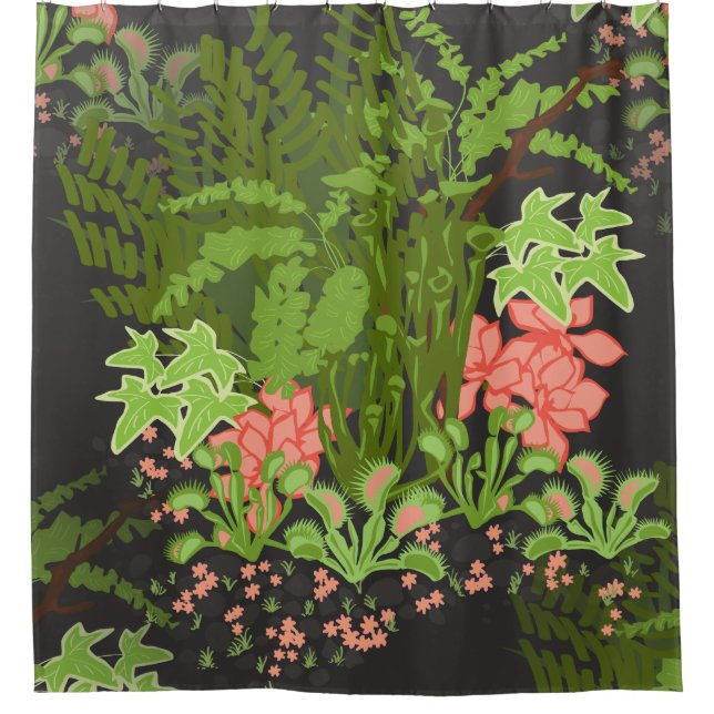 Venus floral duschvorhang (Vorderseite)