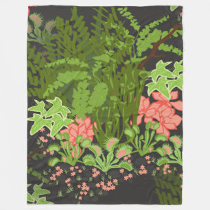 Venus floral fleecedecke
