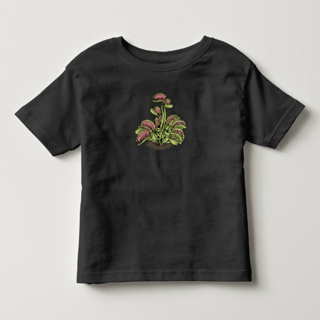 Venus Fly Fly Falle Pflanze Karnevorische Pflanze  Kleinkind T-shirt (Vorderseite)