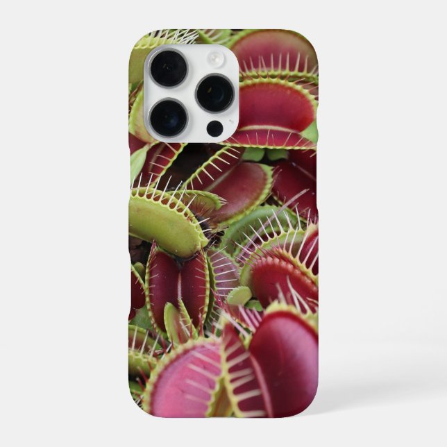 Venus Fly Trap Handy Case iPhone 16 Pro Hülle (Rückseite)