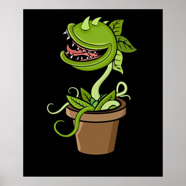 Venus Fly Trap Plant Gift Men Carnivorous Plants Poster (Vorne)