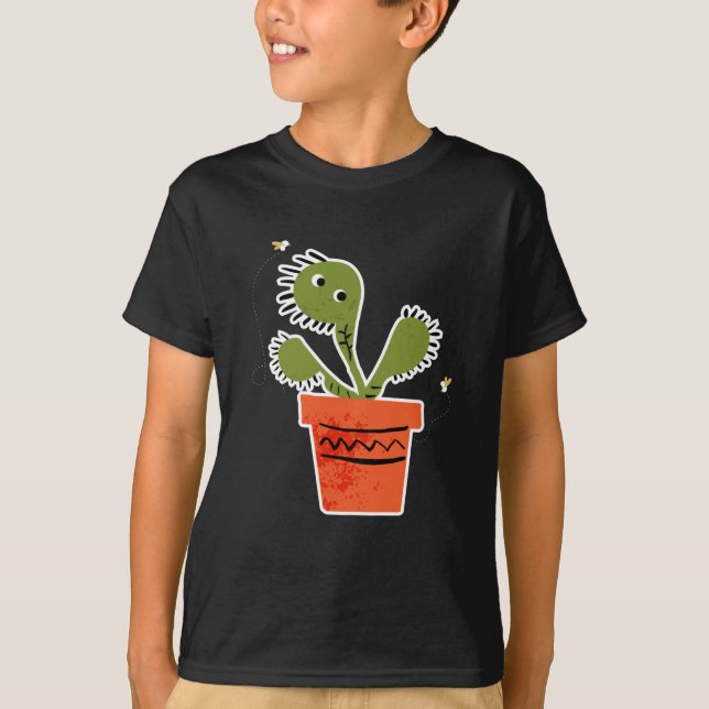 Venus Flytrap Carnivorous Like Flies T-Shirt (Vorderseite)
