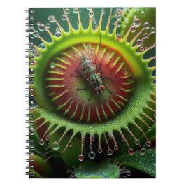 Venus Flytrap Floral Whimsical Plant Notizblock