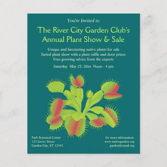 Venus Flytrap Flyer (Vorne)