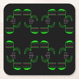 Venus Flytrap Musterpapier Untersetzer