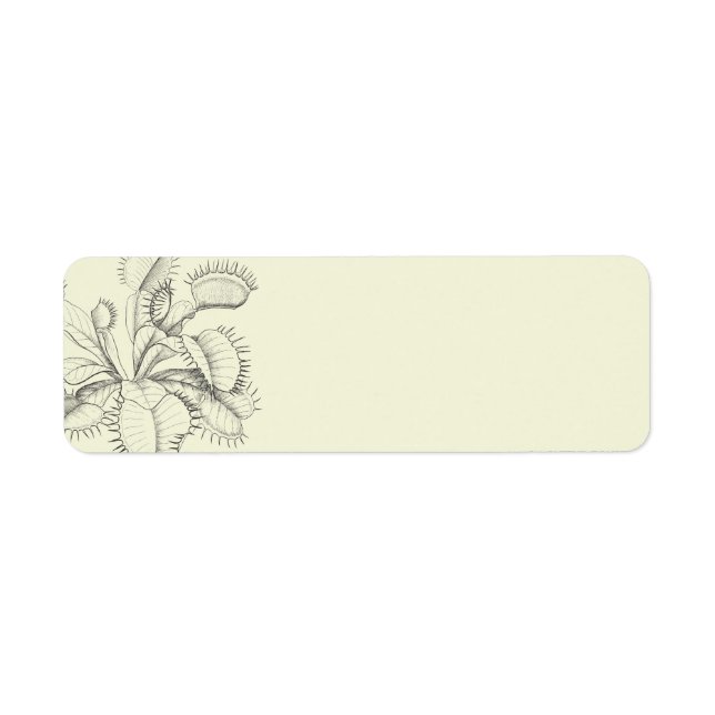 Venus Flytrap Pflanze Labels (Vorne)