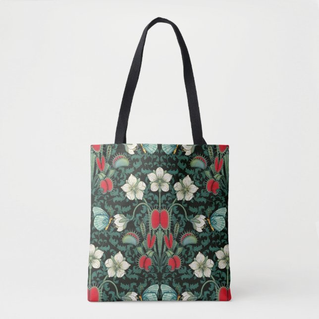 Venus Flytrap und Butterfly Tasche (Vorderseite)