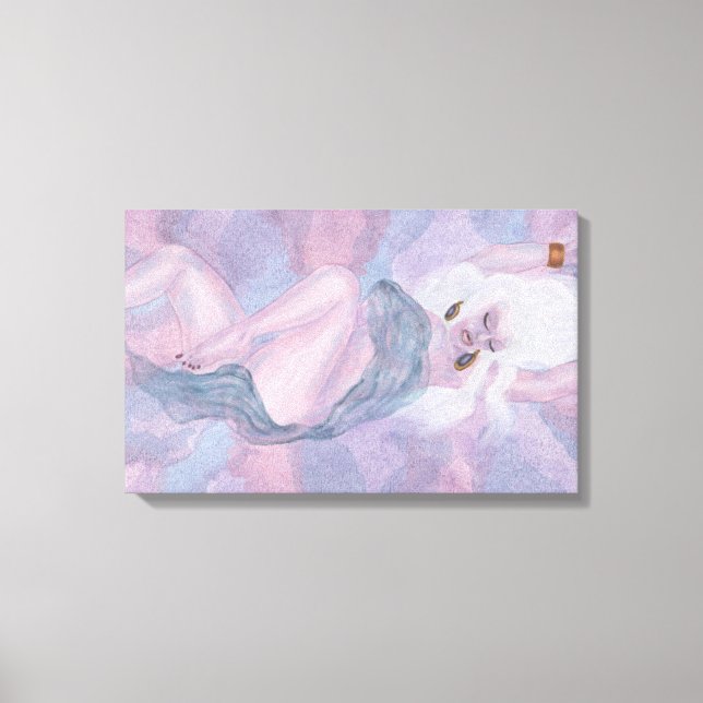 Venus, Göttin, Wasserfarbe, Liebe, Fantasie, Kunst Leinwanddruck (Vorderseite)