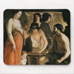 Venus in Vulcans Schmiede, 1641 Mousepad