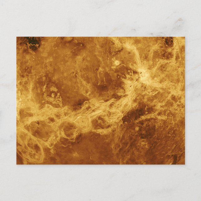 Venus Planet Foto Postkarte (Vorderseite)