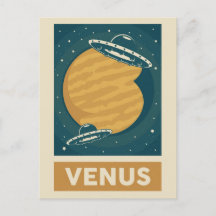 Venus Retro Galaxy UFO
