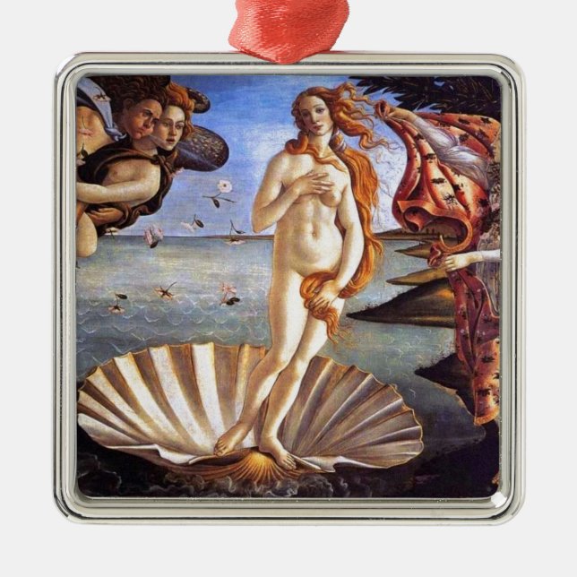 Venus Silbernes Ornament (Vorne)
