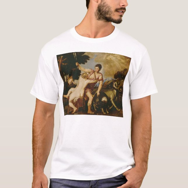 Venus u. Adonis T-Shirt (Vorderseite)
