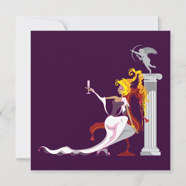 Venus- u. Eros-Einladungen Einladung (Vorderseite)