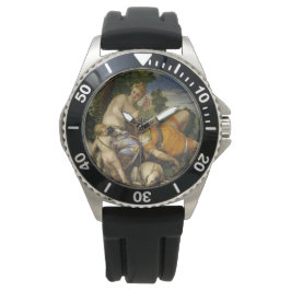 Venus und Adonis (von Paolo Veronese) Armbanduhr