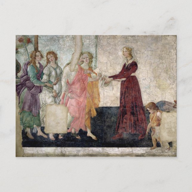 Venus und die Graces Postkarte (Vorderseite)