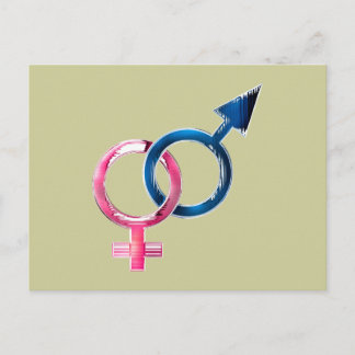 Venus und Mars Postkarte