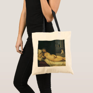Venus von Urbino von Titian, Renaissance-Kunst Tragetasche