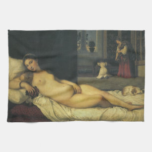 Venus von Urbino von Tizian, Renaissance-Kunst Geschirrtuch