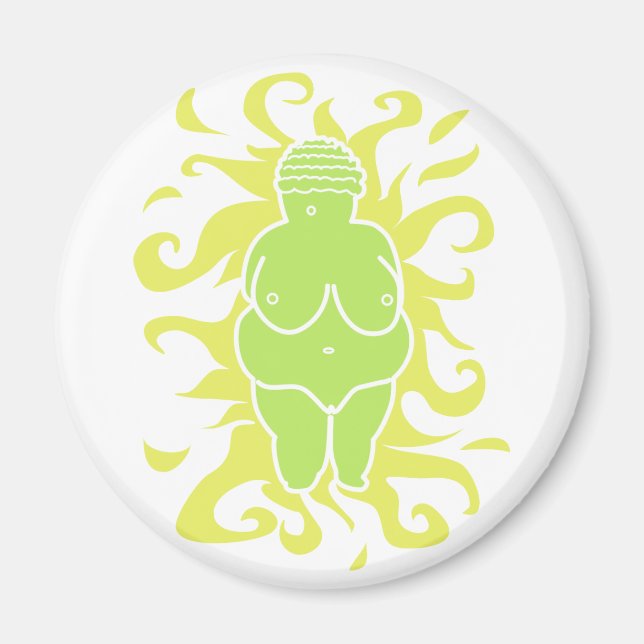 Venus von Willendorf Magnet (Vorne)