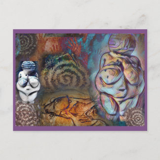 Venus von Willendorf Postcard Postkarte