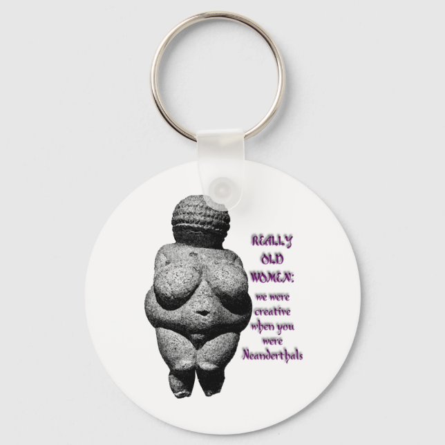 Venus von Willendorf Schlüsselanhänger (Vorderseite)