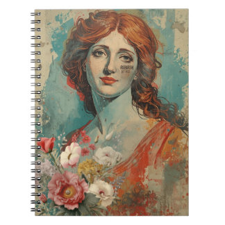 Venus + Wiedergeburt Sandro Botticelli Notizbuch Notizblock
