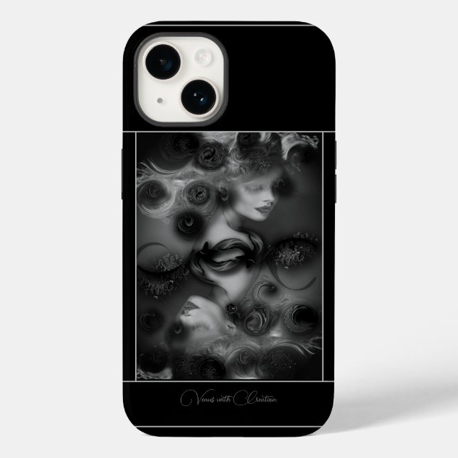 "Venus with Creation" Apple iPhone 14 Case (Rückseite)